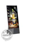 43 Inch Portable Outdoor Advertising Display With Battery And Wheels