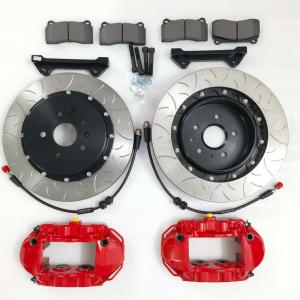 Wholesale Aluminum 4 Pot Brake Caliper 355*28mm Dragon Slot Disc For Toyota MK4 from china suppliers