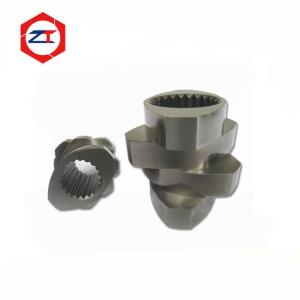 Wholesale Melting Zone Twin Screw Extruder Parts 30° 45° 60° 90° Angle Screws 71mm OD from china suppliers
