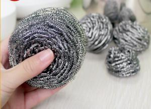 Wholesale Household Cleaning Metal Scouring Ball Helical Structure Not Easy To Drop Crumbs from china suppliers