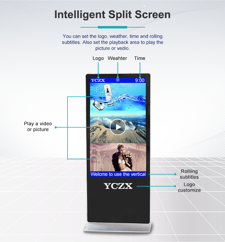touch screen information kiosk