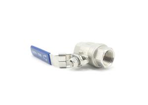 Wholesale SS High Pressure Safety Valve , Inner Threaded Two Piece Ball Valve Food Grade from china suppliers
