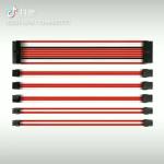 Braided Sleeved Extension ATX Power Cable Kits Power Supply Extension Cable