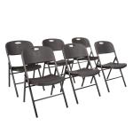 Wholesale Folding Portable Pp Plastic Metallic Frame Dinning Chair Plastic