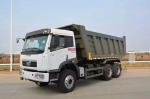 25 Tons 3 Axles Utility Dump Truck 18 - 22cbm Dump Body Size Ventral Lifting