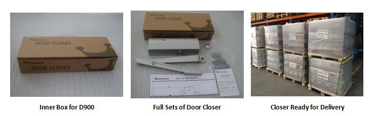 CE Listed Light Duty Door Closer D903 Surface Mounted Door Weight 40 - 65kg