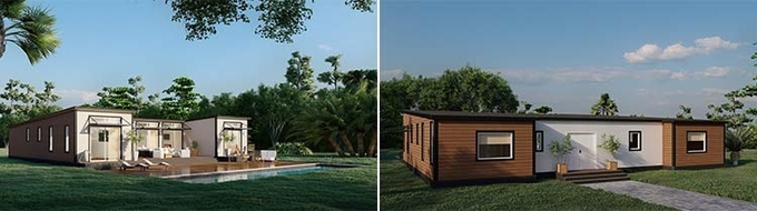 Light Steel Frame Prefab Studio Mobile House Kits To Build