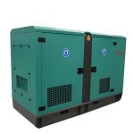 50HZ 60HZ Soundproof Canopy DG Set , 350kVA Diesel Generator