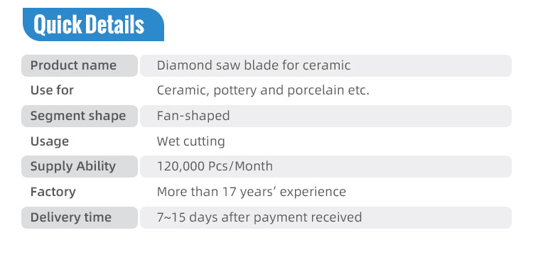 Multiblade Diamond Saw Blade Global Market 14" Circular Diamond Disc for Ceramic Cutting
