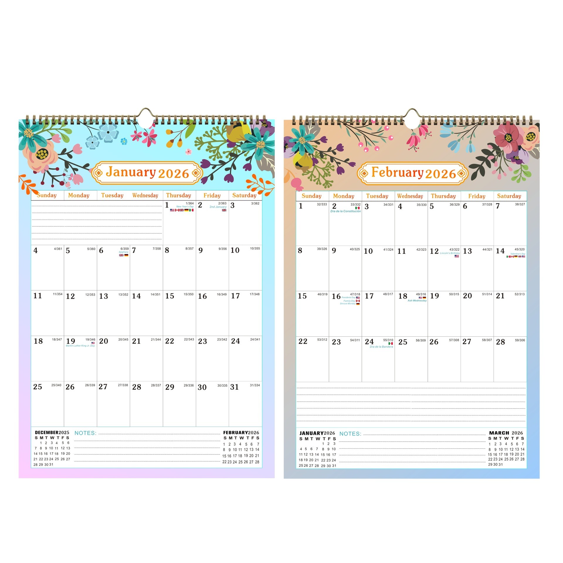 12 Photos Custom Desk Calendars Perfect for Business Branding