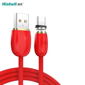 Wholesale Liquid Silicone Magnetic Charging Cable 3A USB Micro Connector from china suppliers