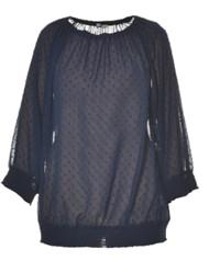 Wholesale Sexy And Fashion Ladies Blouse With Long Smock Sleeve And Hem Chiffon Material from china suppliers