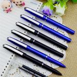 Gel pen,Promotional gel-ink pen with cap, iridescent rubber gel-ink pen