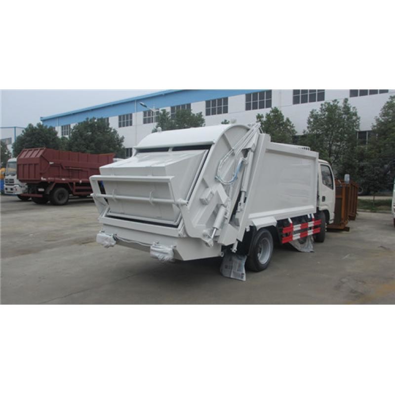 left hand drive or right hand drive DONGFENG 4X2 4500MM wheelbase 8m3 compactor garbage truck on sales