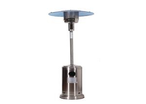Wholesale 220 cm H StainlessSteel Silver Gas Flexible Column Patio Heater from china suppliers