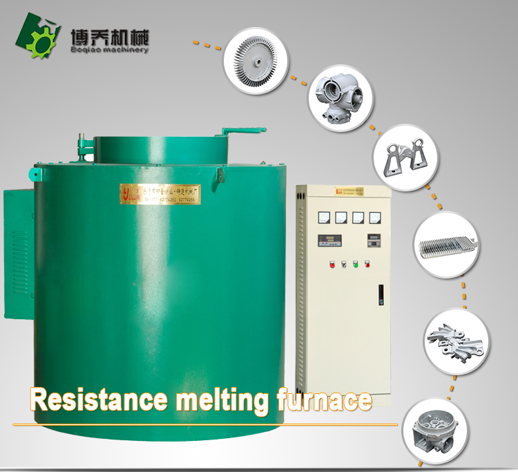 Electric Resistance Industrial Melting Furnace For Aluminum Zinc Alloy Melting