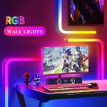 WiFi 2.4GHz Glide Wall Light 16 Million Color For Indoor Decoration