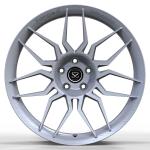 Custom Matt Silver Forged Monoblock Rims 19x11 19x9 5x114.3 For Nissan 350z