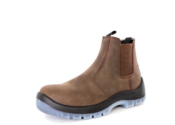 Comfort Steel Toe Cap Hiking Waterproof Hunting Boots Cow Leather Office Without