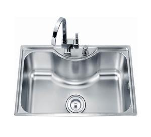Wholesale 800x500mm Top Mount Stainless Steel Single Bowl Sink Noise Elimination from china suppliers