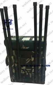 Wholesale 6 Bands 100 Meters 80W RF Manpack Jammer For Military Units from china suppliers