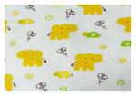 Indonesia Cartoon Printed Flannel Fabric Shrink Resistant Plain Style 150 GSM