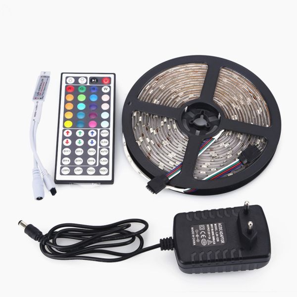 Color Changing RGB Flexible Self Adhesive Led Light Tape With Contrller CE / RoHS