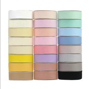 Wholesale 24 Color Polyester Cotton Stain Wrap Ribbon For Gift Wrap Customer Customization from china suppliers