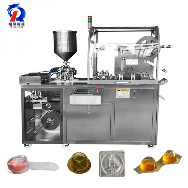Quality High Speed Blister Packing Machine For Butter Honey Ketchup Liquid Packing Machine for sale