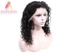 100% Human Lace Front Wigs Unprocessed Brazilian Italian Curly Natural Color