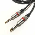 Angle To Straight Electric Guitar Cable 10FT/30FT Black Braided 6.35mm 1/4 Inch