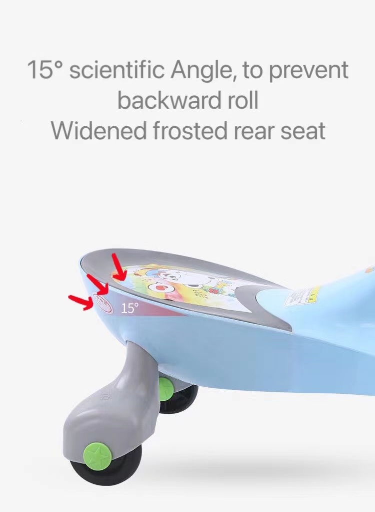 CE Balance Car For Children Without Pedal 1-2-3 Year Old Baby Car Scooter for Toddlers
