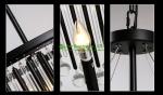 Crystal chandeliers pendant lights retro suspended ceiling lighting interior