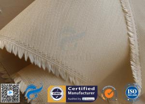Wholesale Brown 800℃ 600g Satin Silica Fabric Fiberglass High Temperature Cloth Durable from china suppliers