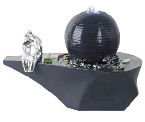 Wholesale Cast Ball Lighted Tabletop Water Fountain , Small Table Water Fountains from china suppliers