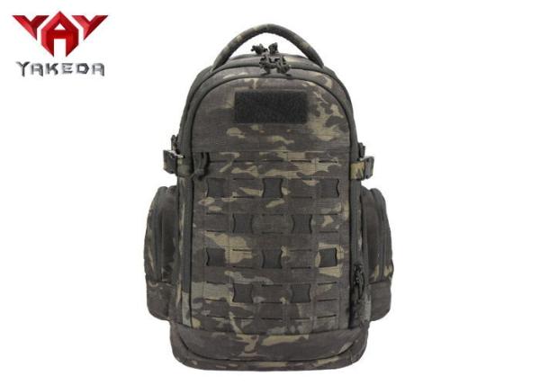 55L 1000D Nylon Mountain Climbing Rucksack With Molle Laser Cutting Suspension