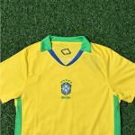 Brazil National Team 2025-2026 Season Childrens Home Jersey Lightweight Sweat