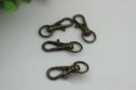 Bag accessories parts zinc alloy round 10 mm small claw snap hook clip for metal