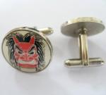 Hot Fashion Stainless Steel Laser Engraving custom cufflinks ​