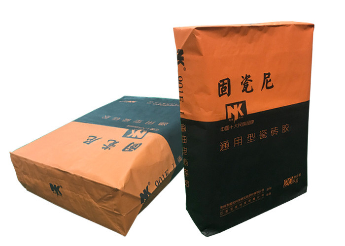 20kg 25kg 40kg 50kg Dry Mortar Cement Bag Multiwall Paper Bags Tile Adhesive Valve Bag Plaster Mortar Putty Powder