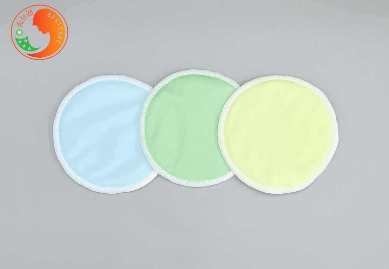 Bamboo Washable Breastfeeding Pads Eco Friendly Leakproof Baby Feeding Sensitive Skin