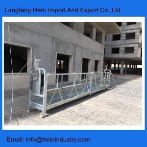 Wholesale Construction gondola exporter 6 meters temporary suspended platform for building cleaning from china suppliers