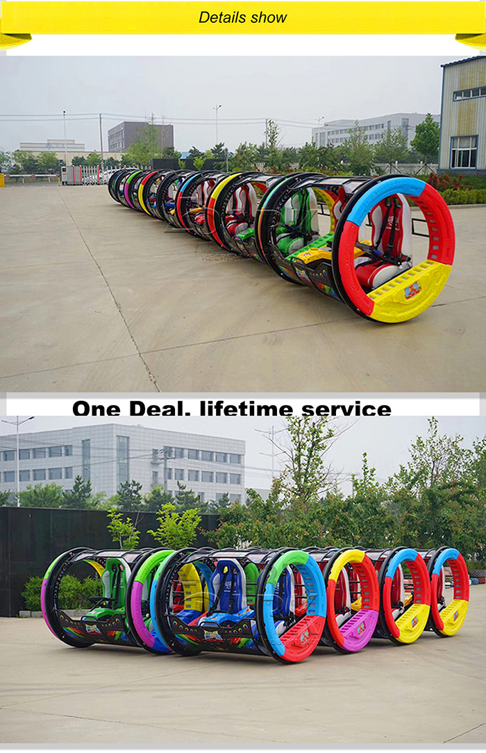 Adult Car Driving Amusement Game Machines 360 Degree Rolling All - Direction Move