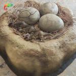 High Simulation Jurassic Park Dinosaur Egg Hatches In Museum Customization
