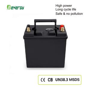 Wholesale lithium car starting battery 12v car batteries Rechargeable 12.8v 30ah 42ah start car battery from china suppliers