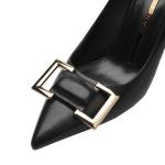 8666-6 European And American Sexy Pointed-Toe Shallow Mouth High Heels Were Thin