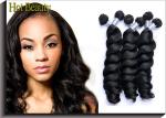 Soft Brazilian And Peruvian Virgin Hair / Peruvian Weave 10 Inch