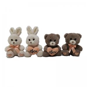 Wholesale 5.91in Grey BunnyValentines Day Plush Toys from china suppliers