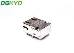 Metal Shielded 2.5G TAB DOWN 23.88mm RJ45 Ethernet Connector