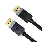 DP1.2 21.6Gbps PC TV 4K Displayport Cable ABS Connectors PVC Strain